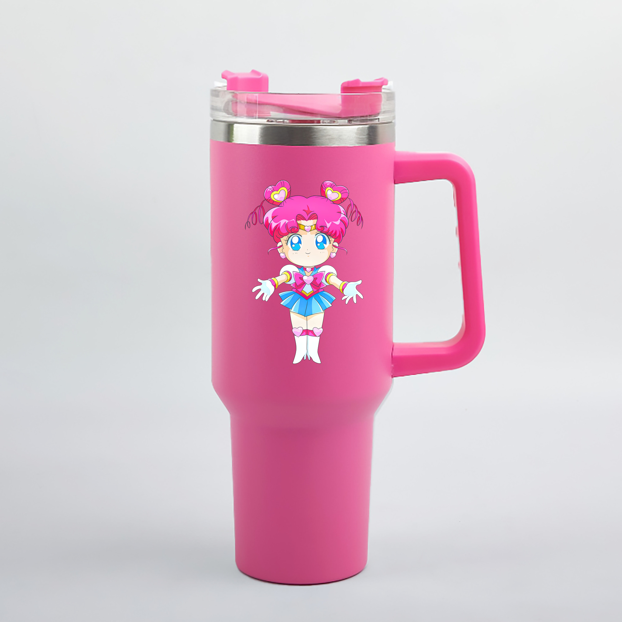 （画像用） 美少女戦士セーラームーン ちびうさ Sailor Moon Chibiusa Tsukino Usagi Small Lady Serenity 1200mL車用タンブラー（カラープリント）